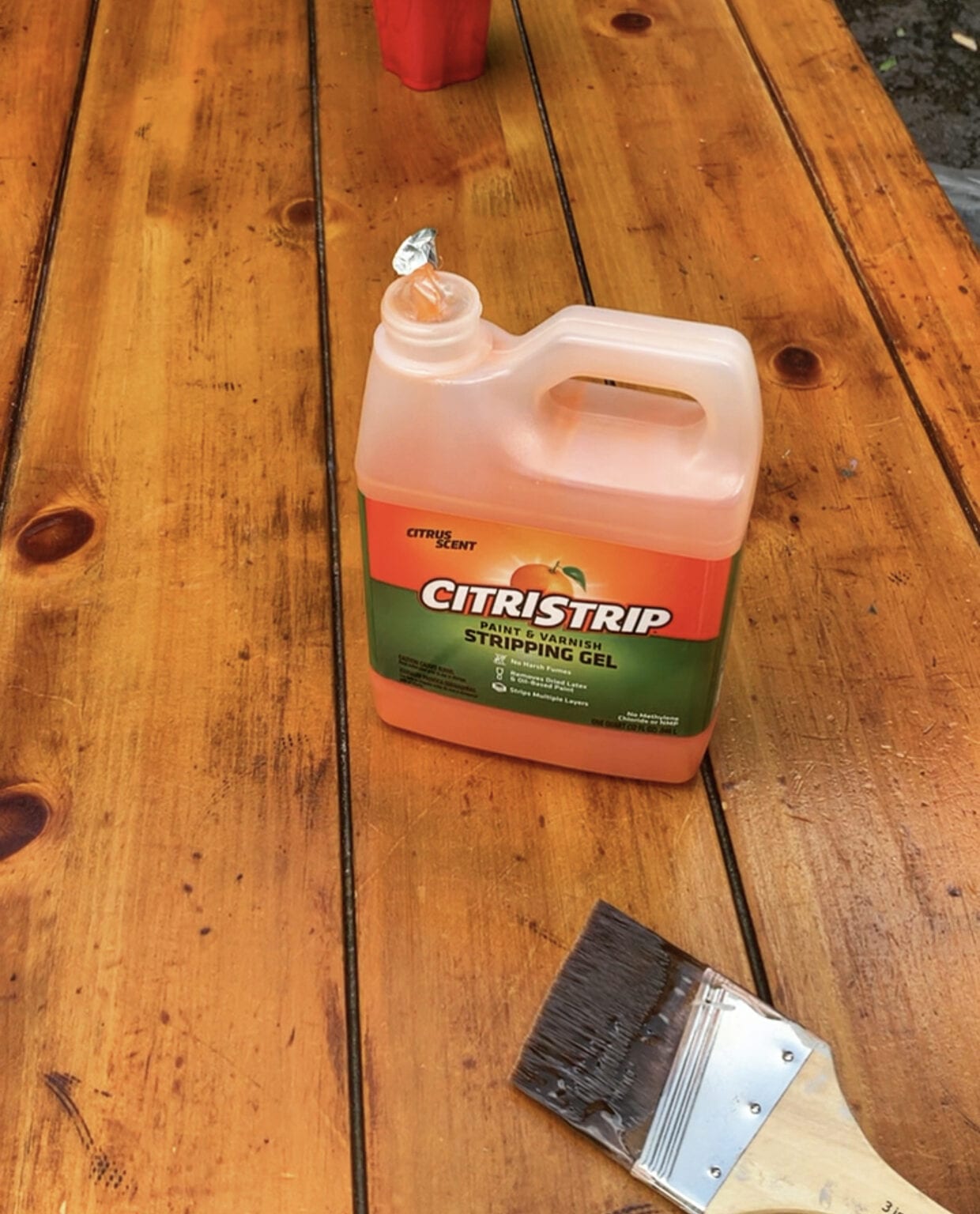 How to Strip Wood With Oven Cleaner | Bricks ’n Blooms with Stacy Ling