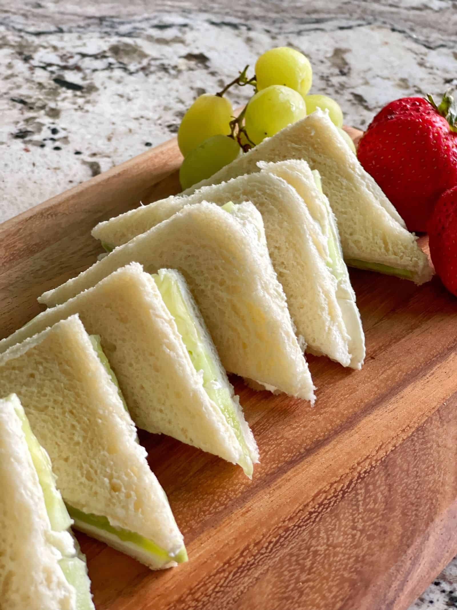 Cream Cheese & Fruit for Tea Sandwiches