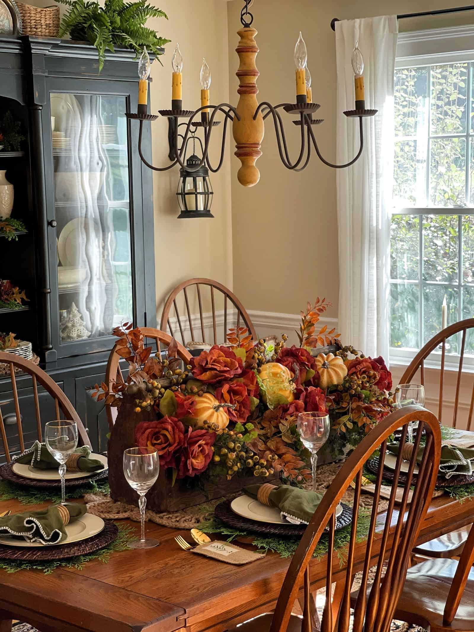 Fall Tablescape and Coffee Bar - Pretty Handy Girl