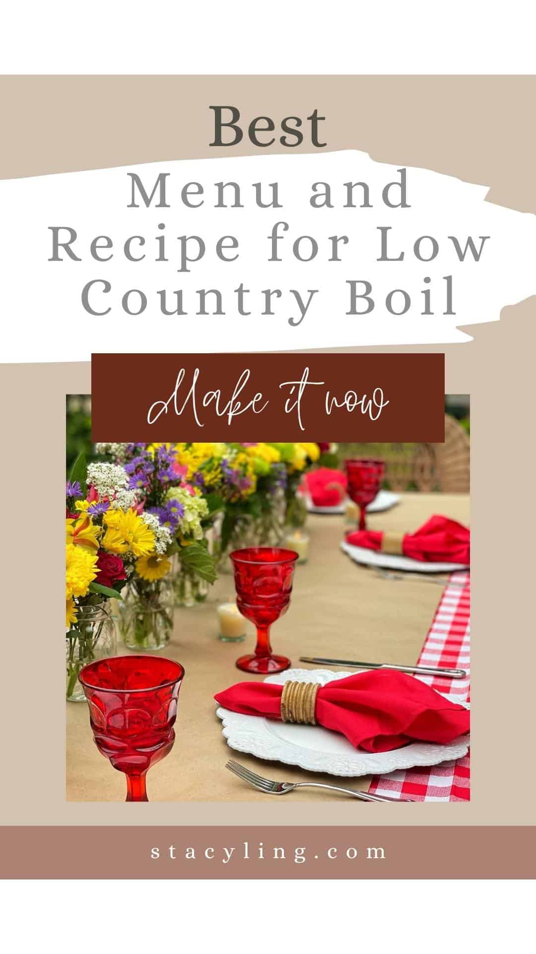 6 Clever Outdoor Entertaining Ideas for a Low Country Boil - Stacy Ling