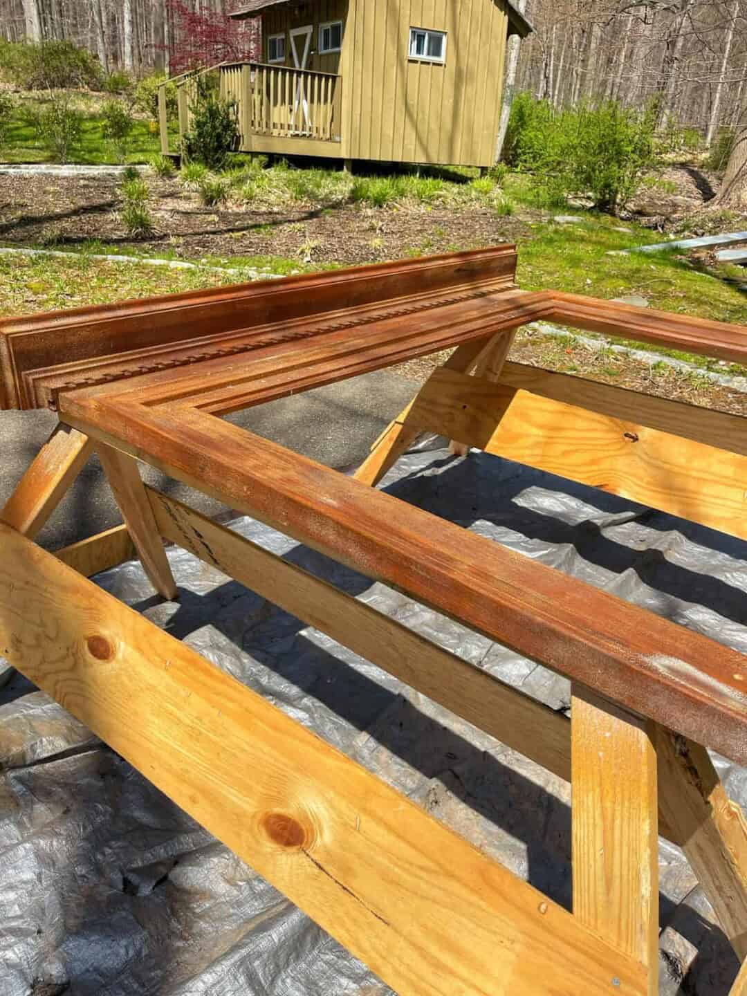 How to Strip Wood With Oven Cleaner | Bricks ’n Blooms with Stacy Ling