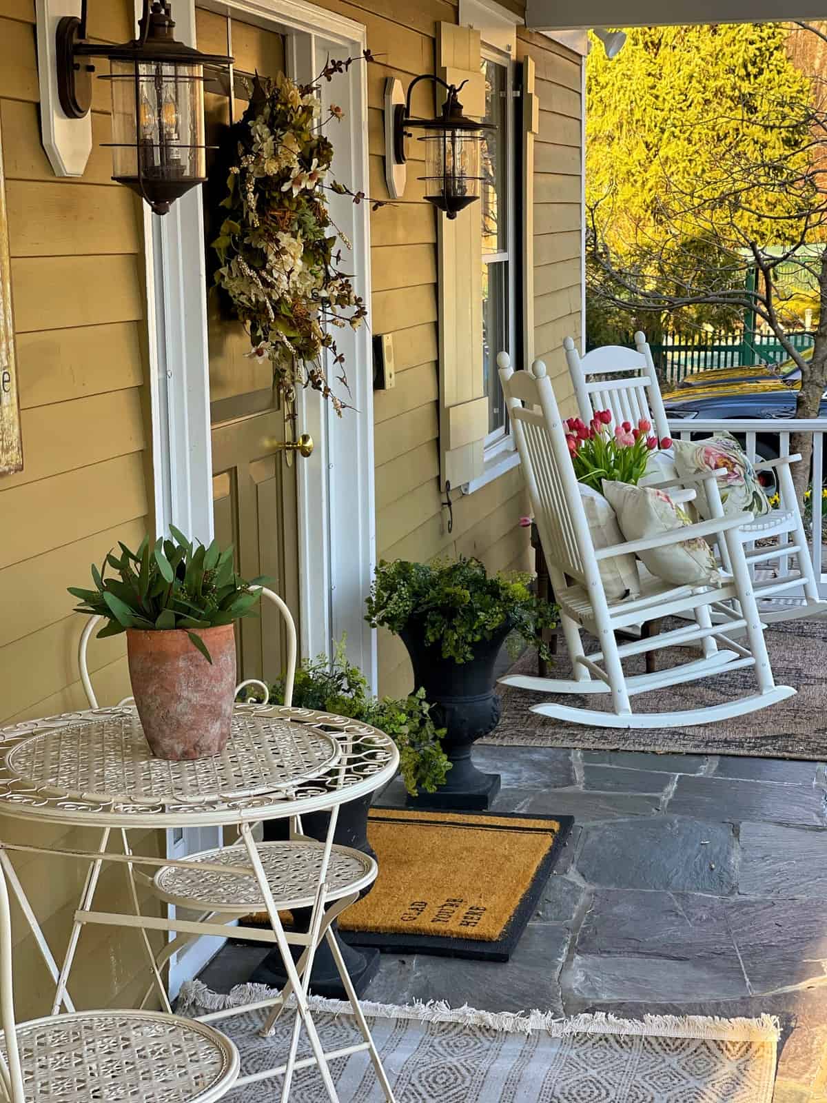 7 Small Front Porch Ideas on a Budget - Stacy Ling