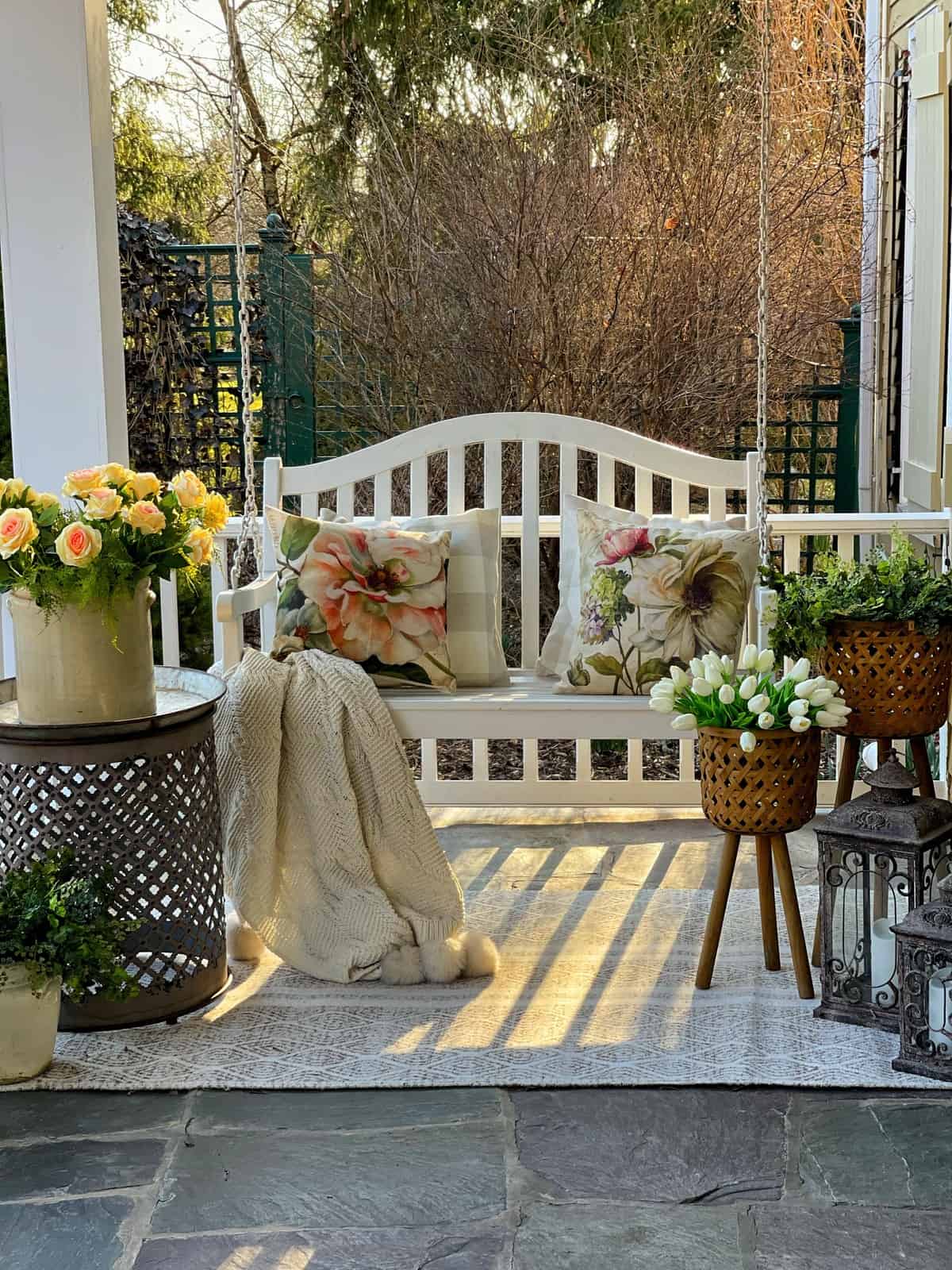 Chairs for a small best sale front porch